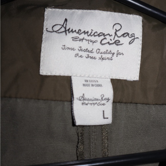 American Rag Khaki Utility Jacket - Picture 4 of 5